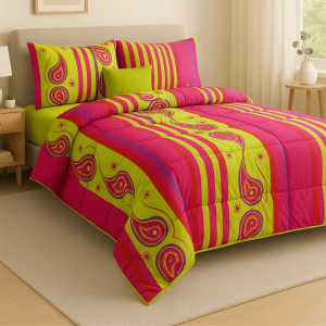 Πάπλωμα διπλό 200x240 ethnik laxani σειρά colors