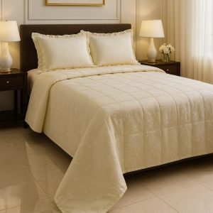 Σετ νυφικό κουβερλί 3τεμ. king size snow rose σειρά exclusive